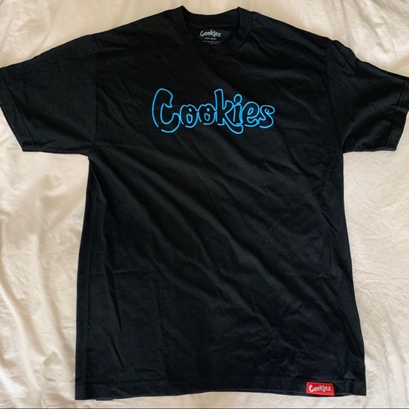 cookies blue shirt